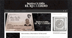 Desktop Screenshot of marmoleriaelrecuerdo.cl